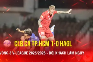 Công an TPHCM vs HAGL 1-0: Quốc Cường chuyền, Raphael kiến tạo, Endrick đệm cận thành ghi bàn duy nhất giúp HLV Lê Huỳnh Đức bỏ túi 3 điểm 
